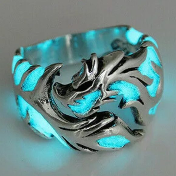 Jewelry Luminous Glow In The Dark Dragon Ring Poshmark